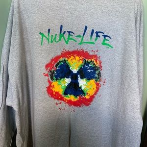 NWOT 3XL long sleeve “Nuke Life” shirt